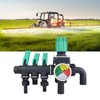 Ejoyous 3 Way Water Splitter, Agricultural Sprayer Control Shut Off