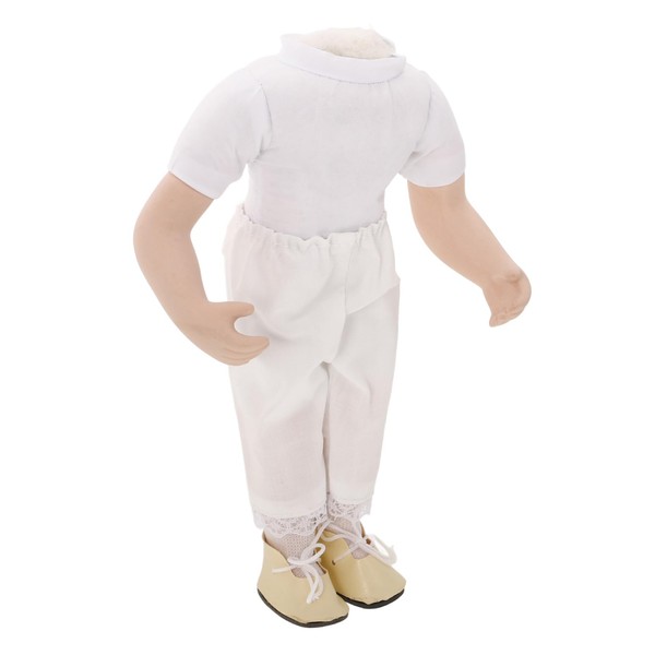 SUPVOX 22cm Ceramic Doll Body Parts for DIY Crafts Unique