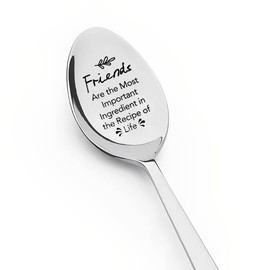 Bestie Coffee Spoon for Best Friend Birthday Gifts for Women Men Friends Graduation Gifts for Him Work Besties Gifts for Her Best Friends Gifts for Boys Long Distance Friendship Gifts for Girls