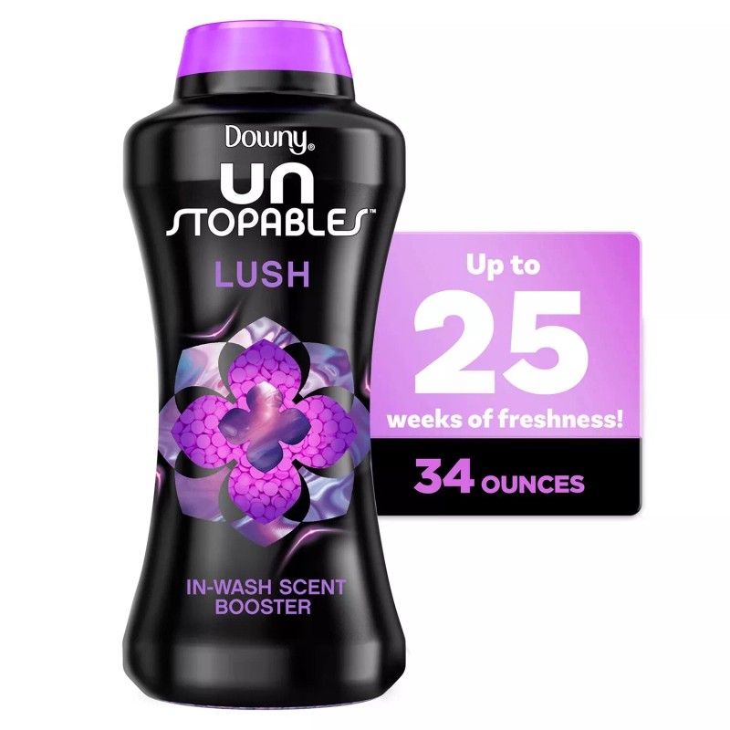 Downy Unstopables In-Wash Scent Booster Beads, Lush *34 oz