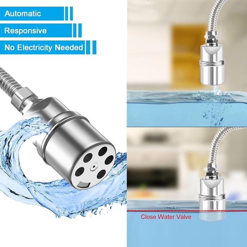 Auto Water Level Control Float Valve 1/2" 3/4" - 304