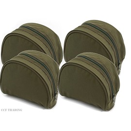4 X Green Fishing Reel Cases For Coarse Carp Fishing Reels Tackle NGT