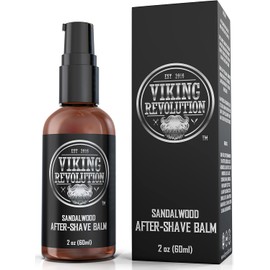 Bálsamo para después del afeitado de lujo para hombres, loción para después del afeitado premium, alivia e hidrata la cara después del afeitado, elimina la quemadura de la maquinilla de afeitar para un acabado suave y sedoso, aroma a sándalo