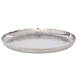Butlers Oriental Lounge Decorative Plate – Decorative Plate – Hammered – Silver – Vintage Look – Country House Style – Decorative