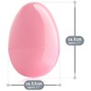 com-four® 24 x Filling Eggs - Colourful Plastic Eggs for
