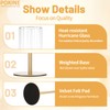 Gold Candle Holders Set of 3 for Taper Candle Holders