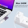Strhowill 2 Pack USB C 90 Degree Adapter，Type C Right
