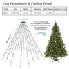 Christmas Tree Lights 400 LEDs, aneeway Christmas Lights with 8