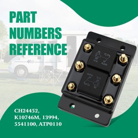 WODHMIEY 80A 12V Relay Module,Relay for Tarp or Winch Motor, IP67 Water 6 Terminal Forward Reverse Relay for Car RV Yacht with Protections Cover for Marine Use