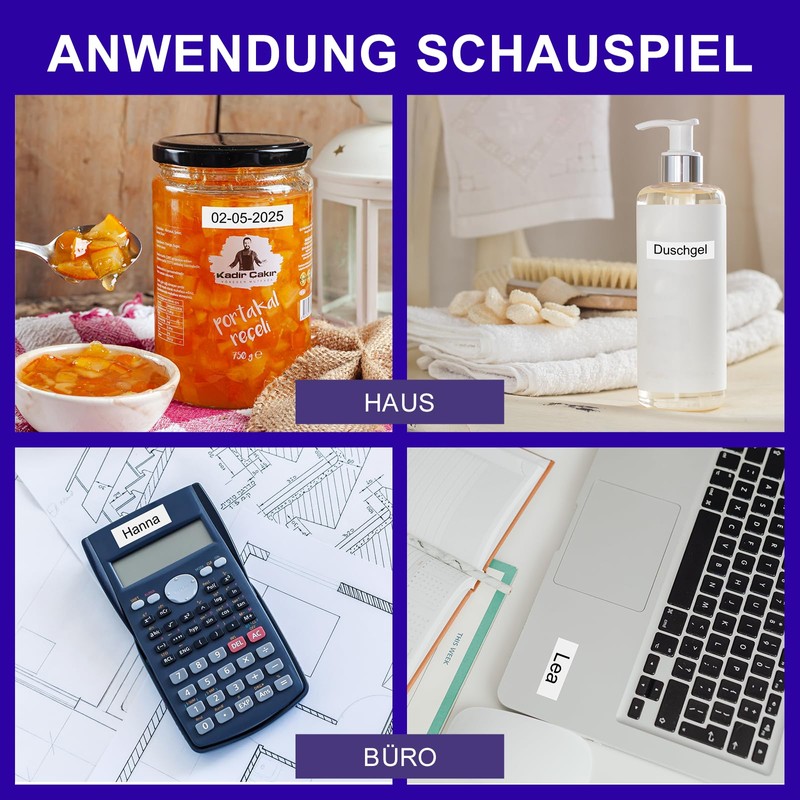 3x Replace Brother P-Touch TZe Tape