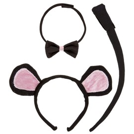 Children's Mouse Kit Child Accessory for Animal Jungle Farm Fancy Dress