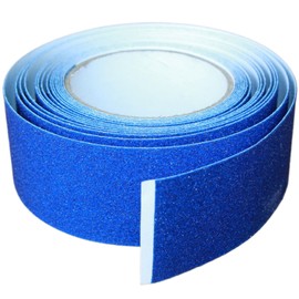 tuyrchu Anti Slip Tape 2 Inch Wide, Waterproof Grip Adhesive Heavy Duty High Traction Friction for Indoor/Outdoor Steps (16.6 Ft/Blue).