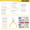 Myzzxt 251PCS Blank Keychains for Vinyl, Acrylic Blanks Bulk with