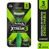 Schick Xtreme3 Piel Sensible x 2, 33 grams, 1 unidad,