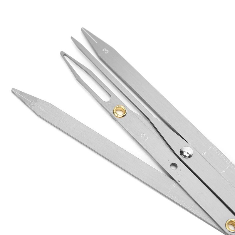 Eyebrow Ruler, Eyebrow Positioning Measurement Microblading Tattoo Eyebrow Ruler Golden