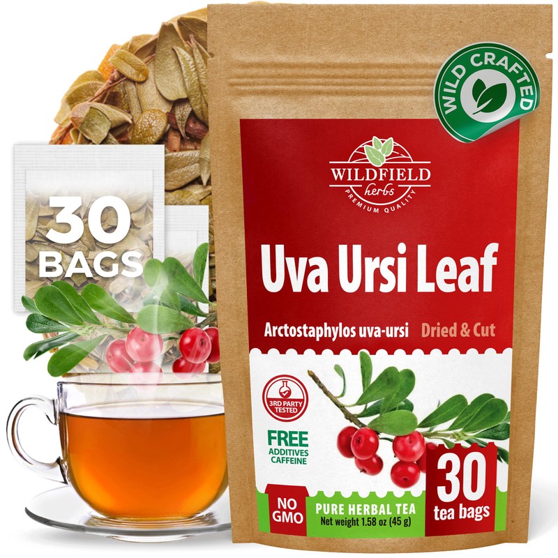 30 Bags Uva Ursi Leaf Uva Ursi Tea Herbal (Arctostaphylos