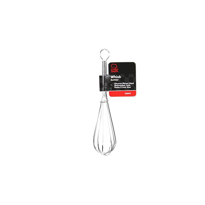 Chef Craft Classic Sturdy Whisk, 8 Inch, Chrome