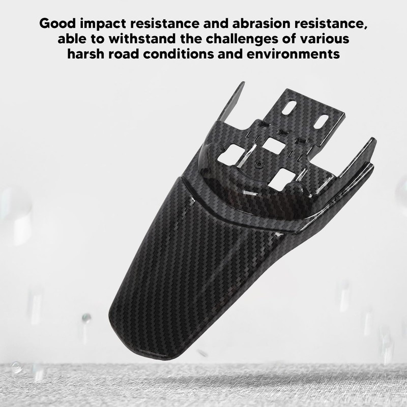 Motorcycle Rear Mudguard Protective Sturdy Carbon Fiber Pattern Rear Mudguard