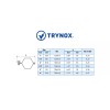 Trynox SMS 4'' Sanitary Hinged Tube Hanger 304 Stainless Steel