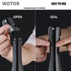 WOTOR Pack of 3 Champagne Stopper Stainless Steel Champagne Bottle