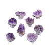 Designs Ablaze Natural Amethyst Geode Cluster Crystal Cabinet Knob Cabinet