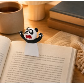 Cute Animal PVC Bookmark for Reading - Funny 3D Page Markers for School, Books, Journals & Planners