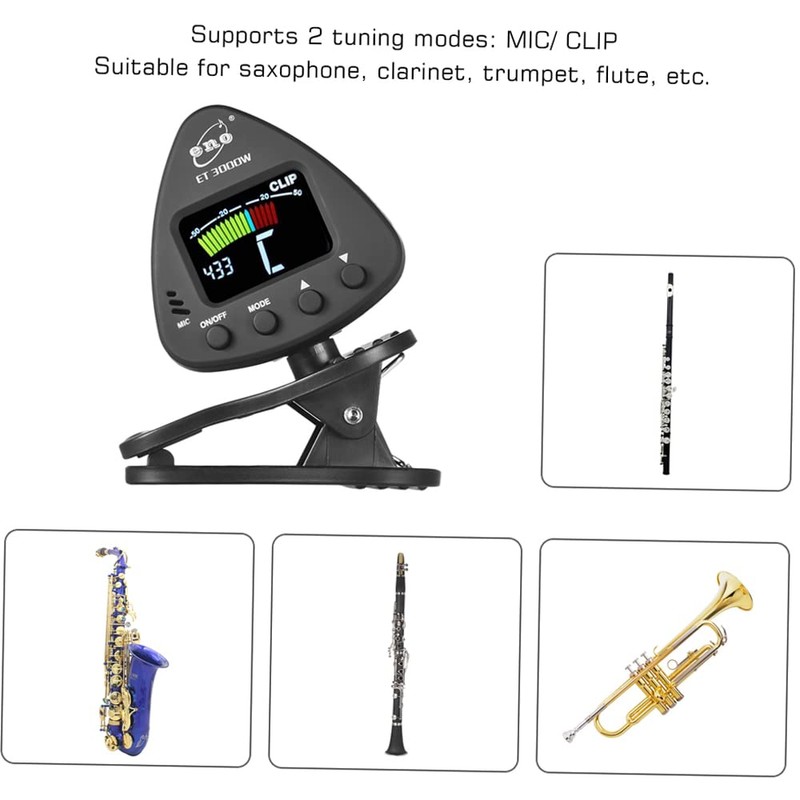 KOCAN tuner for wind instrument, ET 3000W Wind Instruments Tuner