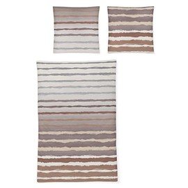 Irisette Mako Satin Bed Linen Set Sky 8403 Pink 155 x 220 cm + 1 x Pillowcase 80 x 80 cm