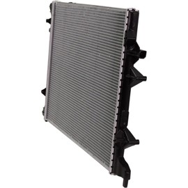 Korelox 5C0121251M Radiator Compatible with 2016-2018 VW Volkswagen Jetta 1.4L L4 Gas Turbo VW3012113, Aluminium Core Cooling Radiator