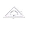 Large Triangle Ruler Square Set,Triangle Protractor,2 Pieces (Size 3)