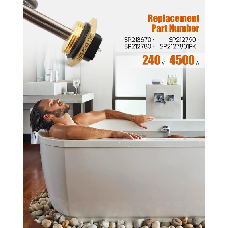 Water Heater Element Replacement Fit for Rheem Marathon, Replace SP213670,