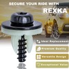 Rexka 10 Sets Engine Splash Shield Screws for Ford -