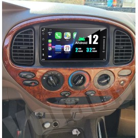 For Toyota 2000-2006 Tundra, 01-07 Sequoia CarPlay Android 12 Car Radio GPS WiFi