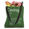 Caving Definition Spelunking Cave Exploring Repel Caving Tote Bag