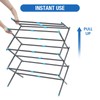 APEXCHASER Clothes Drying Rack, 3-Tier Laundry Drying Rack for Clothes,