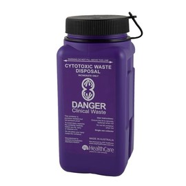 FITTANK™ Container 1.4 Lt Screw Top with Insert - Cytotoxic