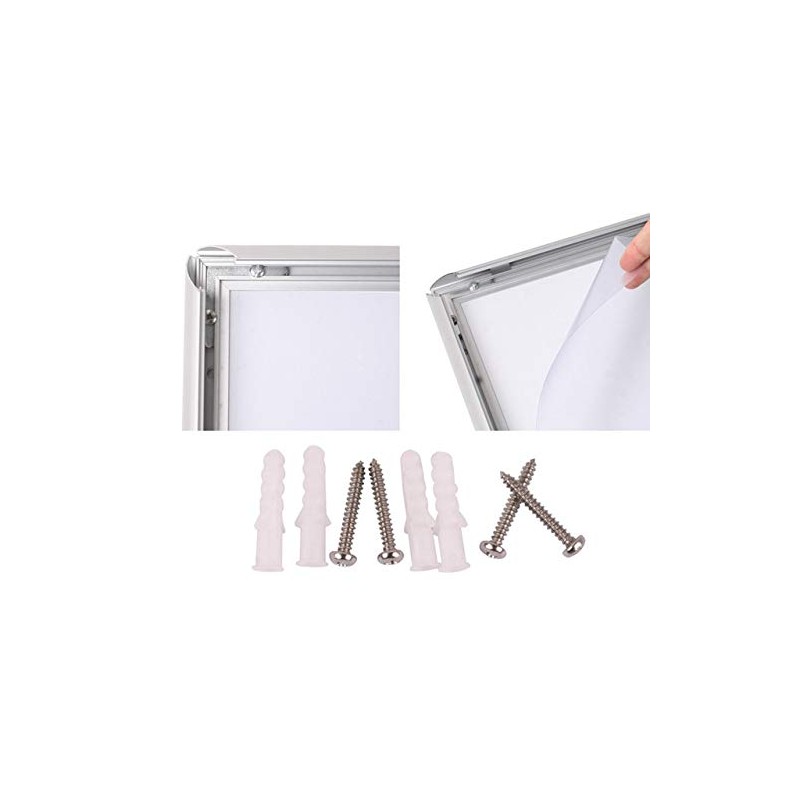 SECO Stewart Superior A4 Aluminium 4 Sided 25mm Front Loading