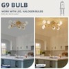 XINGQI 31" Modern Glass Ceiling Light, Semi Flush Mount Ceiling