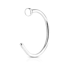 Autiga Nose Ring Nose Piercing Horseshoe Ring Nose Hoop, Stainless Steel