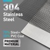 FCSOTSPS 304 Stainless Steel Mesh Window Screen Roll, 35IN x