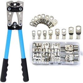 Unbranded 6-50mm² Cable Lug Crimping Tools Hand Electrician Pliers Crimper Wire Cable