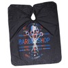 TOVINANNA Hair Cutting and Dyeing Cape for Barber Black Stylish
