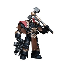 JOYTOY Warhammer 40,000 1/18 Action Figure Sons of Horus Justaerin Terminator Squad Justaerin with Thunder Hammer Collection Model Birthday Gifts