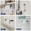 WZRUA Paper Towel Holder Under Cabinet, Single Hand Operable Roll