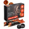 Charcoal Discs to Burn Incense - 30 pcs Charcoal for