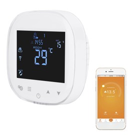 Pyhodi WiFi Smart Temperature Controller, Wall Mount Thermostat for Efficient Temperature Regulation in Homes and Offices, Home Thermostat, Wireless Control