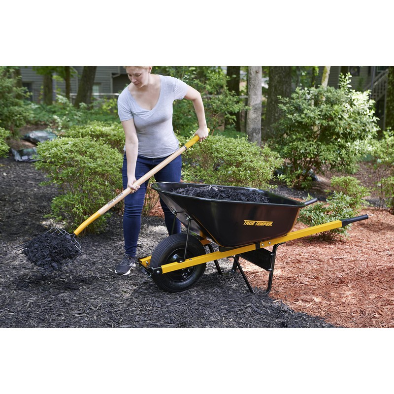 True Temper 2812400 True Temper 10-Tine Hardwood Handle Bedding Fork