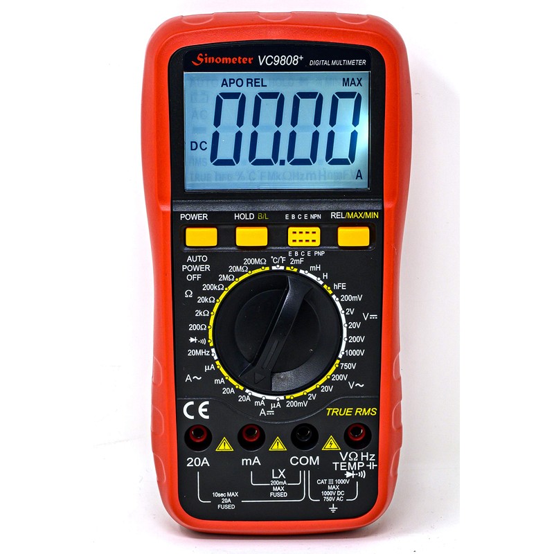 Sinometer VC9808 30-Range Digital Multimeter & LCR Meter, A Professional