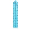 Folding Ruler,30cm Foldable Ruler 15cm Clear Ruler Stationery Ruler Transparent