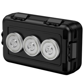 MAILADA Magnetic Key Box,Magnet Key Holder Under car,Hide a Key Magnetic Holder,IPX7 Waterproof Key Hider Outdoor (Regular)